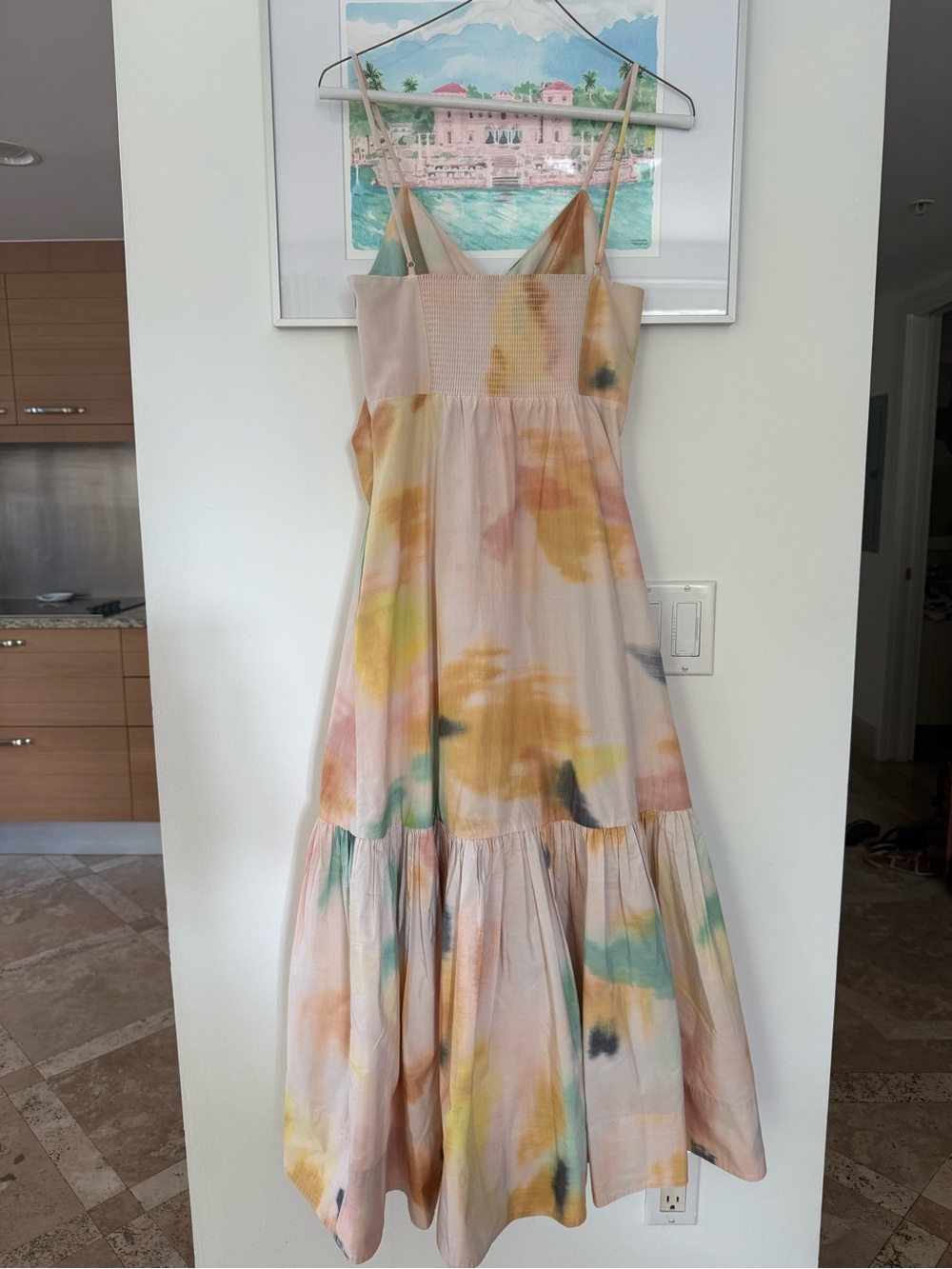 A.L.C. Lindsey Dress w/ Pockets in Floral Multi - Picture 3 of 4